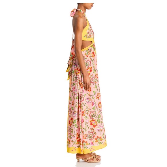 FARM Rio Vibrant Floral Maxi Dress - Yellow and Pink - Picture 8 of 10
